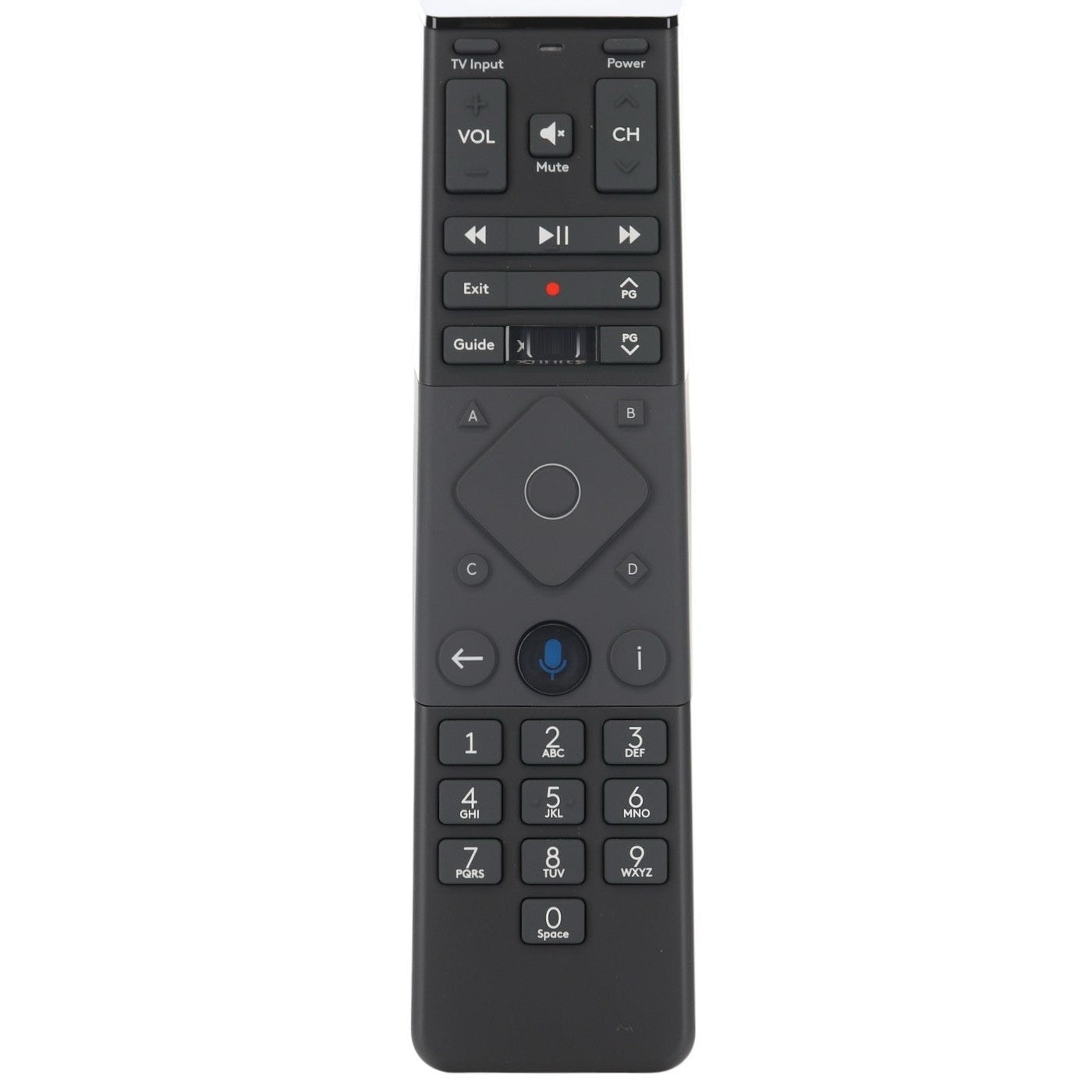 Xfinity XR15v2-RQ Backlit Voice Remote Control for X1 TV Cable Boxes with Bluetooth - XR15v2-RQ