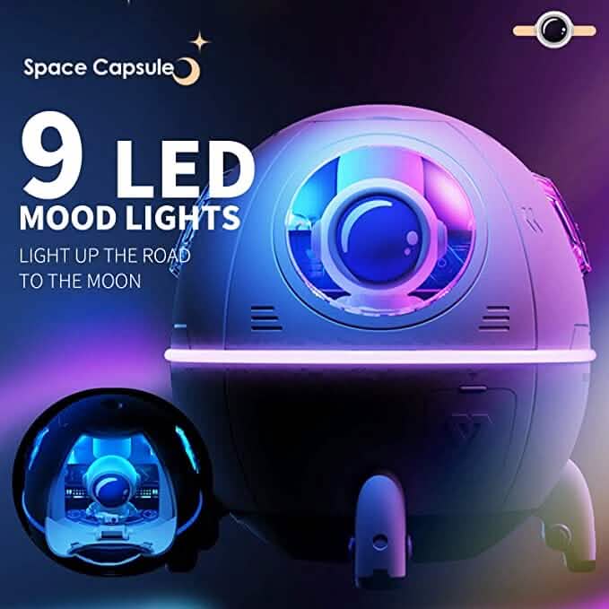 Xoali Small Cool Mist Humidifiers 220ML with Auto Shut Off and Night Light