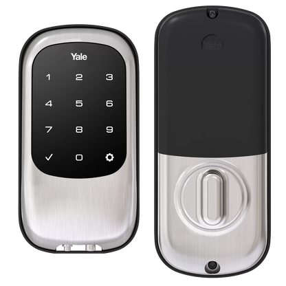 Yale Real Living Keyless Touchscreen Stand Alone Deadbolt Lock with Z-Wave YRD110-ZW-605