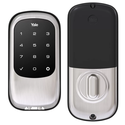 Yale Real Living Keyless Touchscreen Stand Alone Deadbolt Lock with Z-Wave YRD110-ZW-605