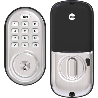 Yale Security Assure Keypad Door Lock Push Button YRD210-ZW-605