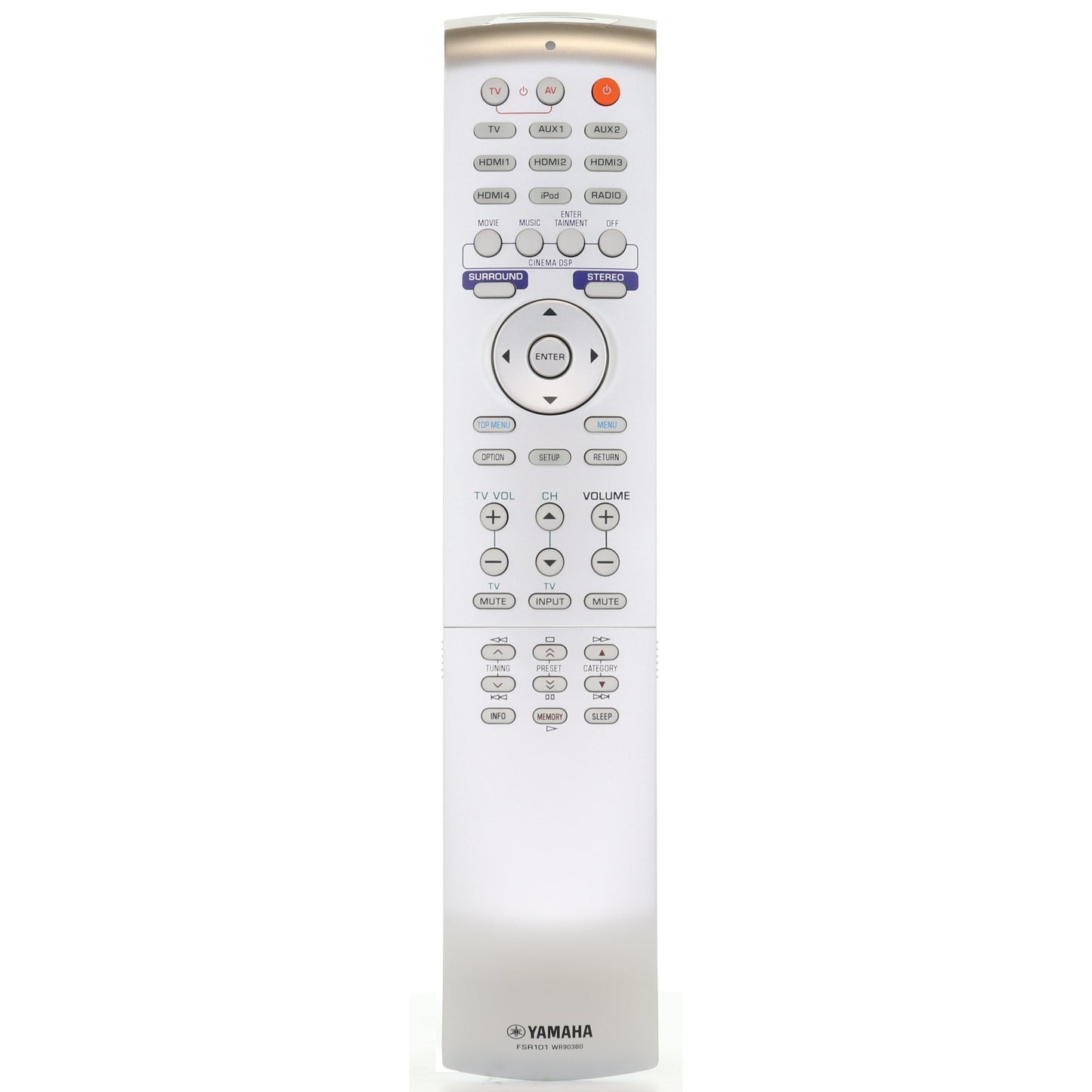Yamaha FSR101 Digital Sound Projector Sound Bar Remote Control | YSP4100, YSP5100 - WR903800