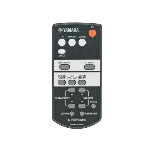 Yamaha FSR68 Sound Bar Remote Control - ZJ788001