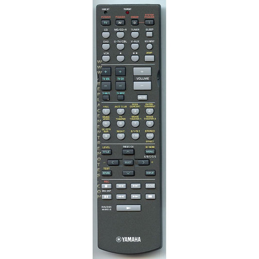 Yamaha RAV246 Home Theater Remote Control
