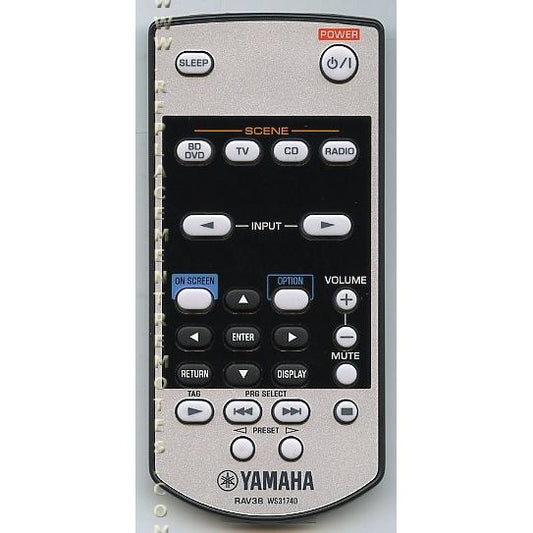 Yamaha RAV38 Audio Remote Control - WS317400