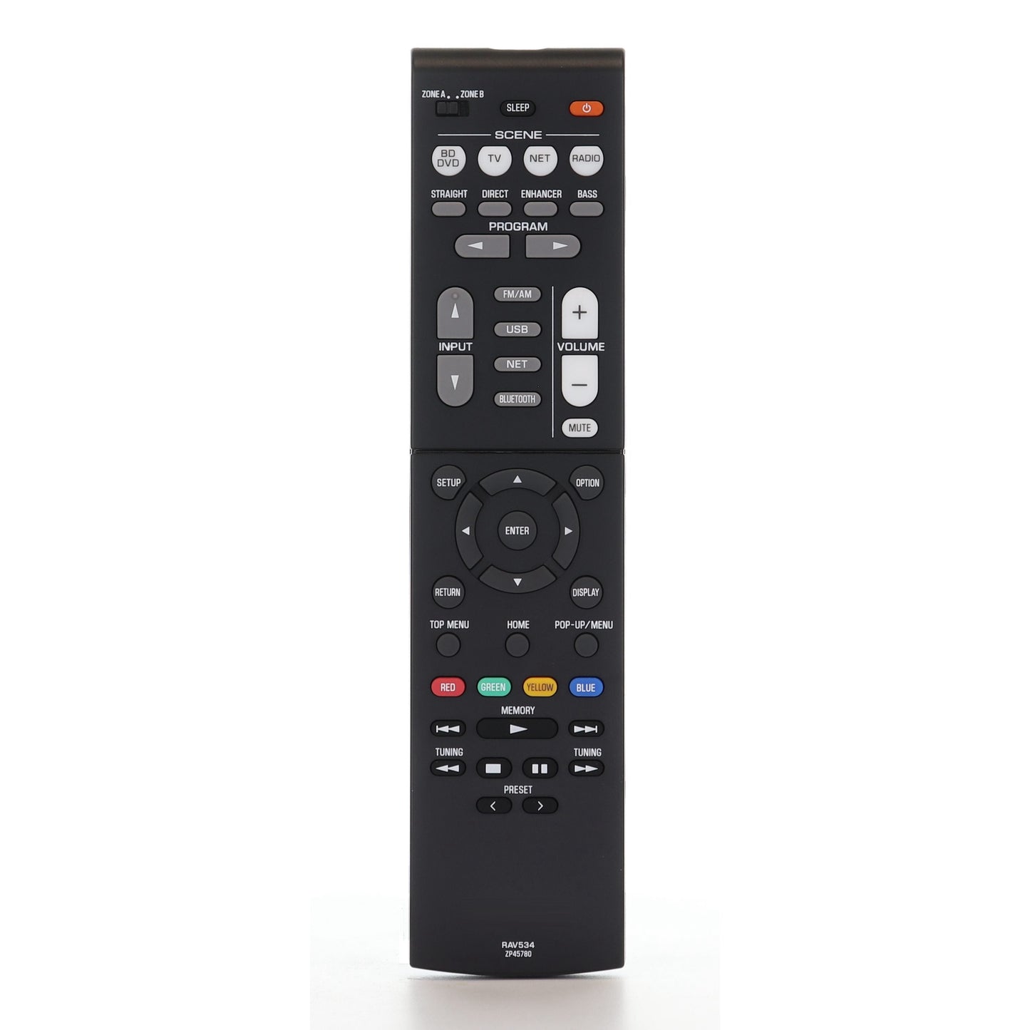 Yamaha RAV534 A/V Receiver Remote Control - ZP457800