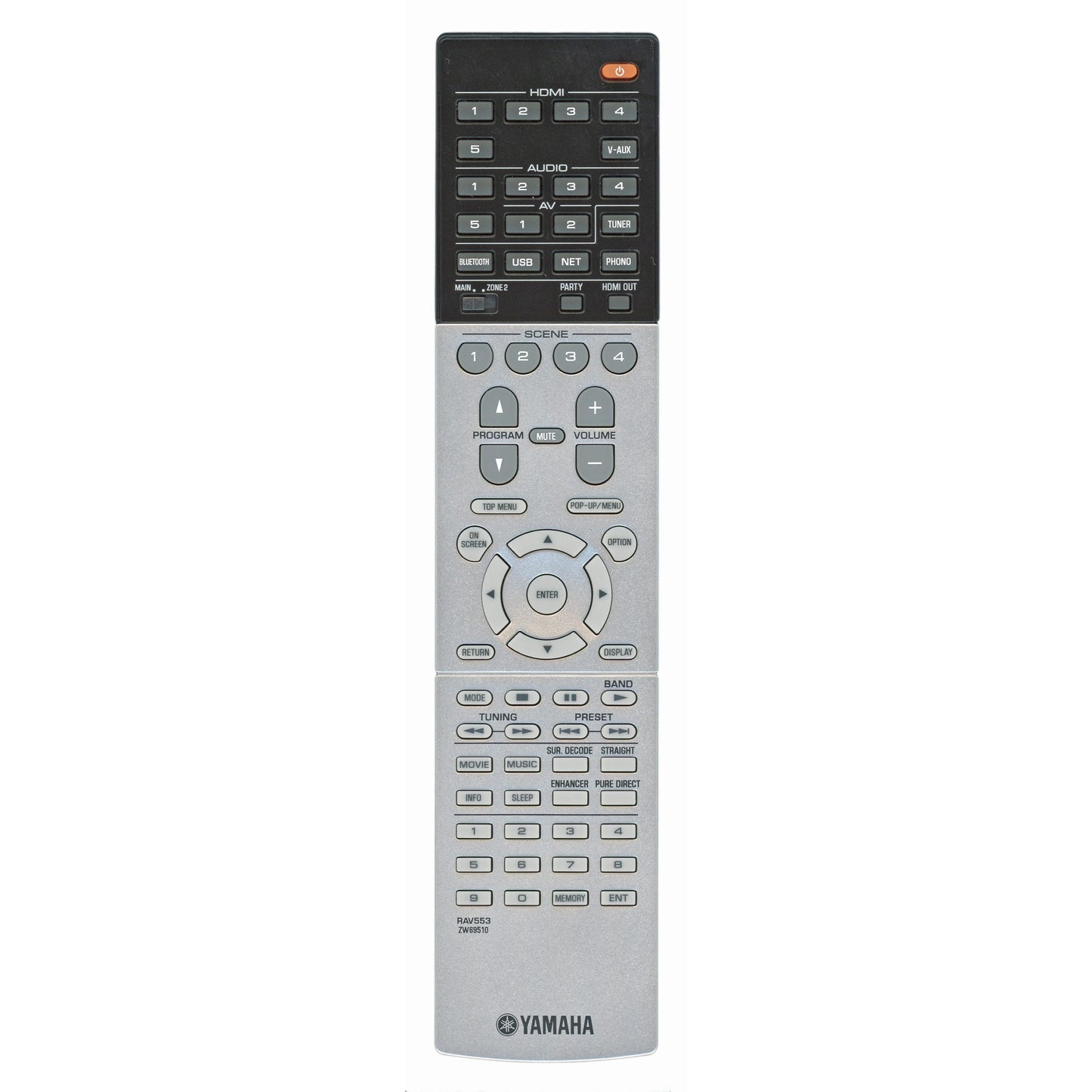 Yamaha RAV553 A/V Receiver Remote Control for RX-V683 - ZW695100