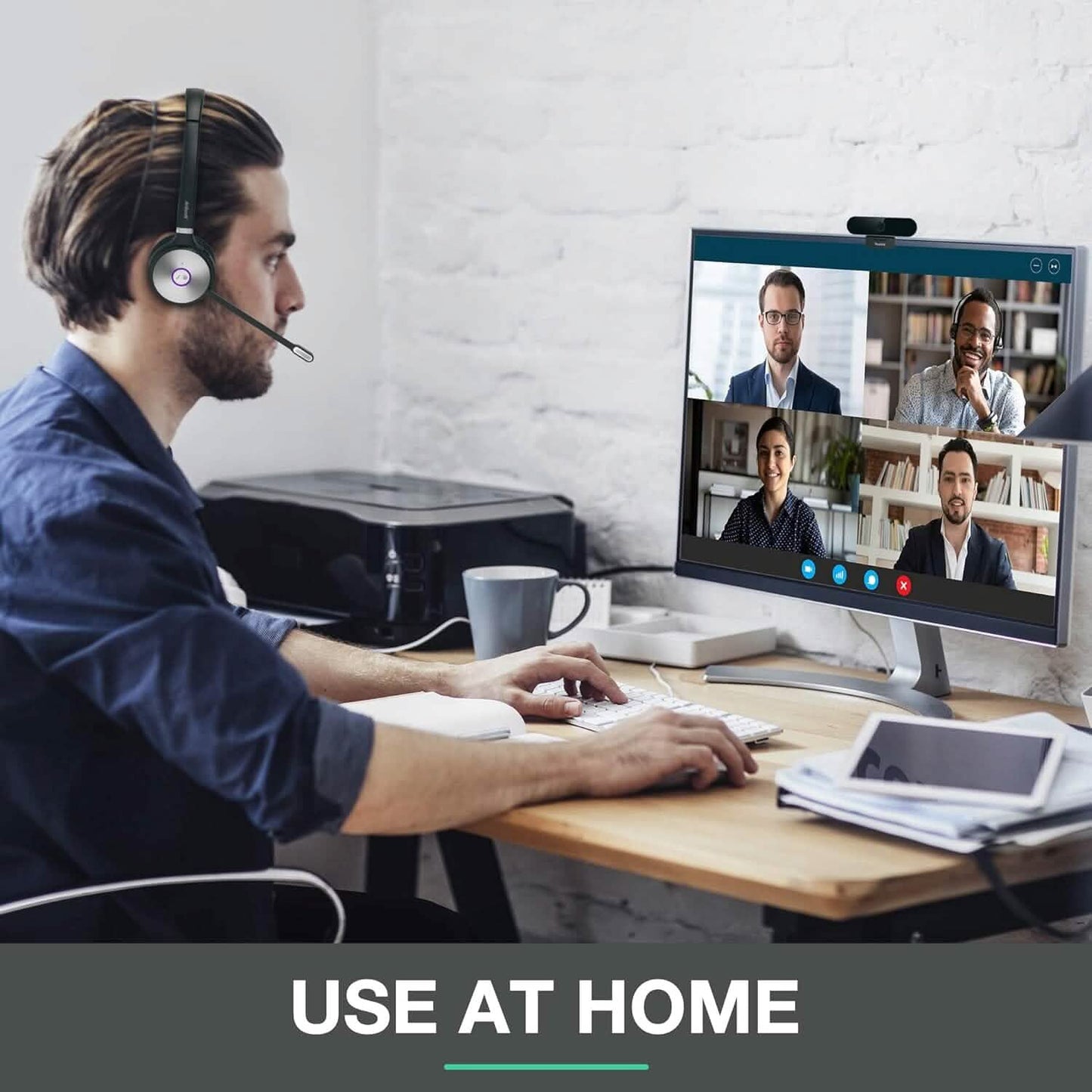 Yealink UVC20 Webcam 1080P Full HD Camera with Microphone  (Refurbished)