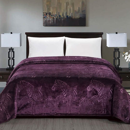 Zebra Designed Premium Flannel Fleece Blanket