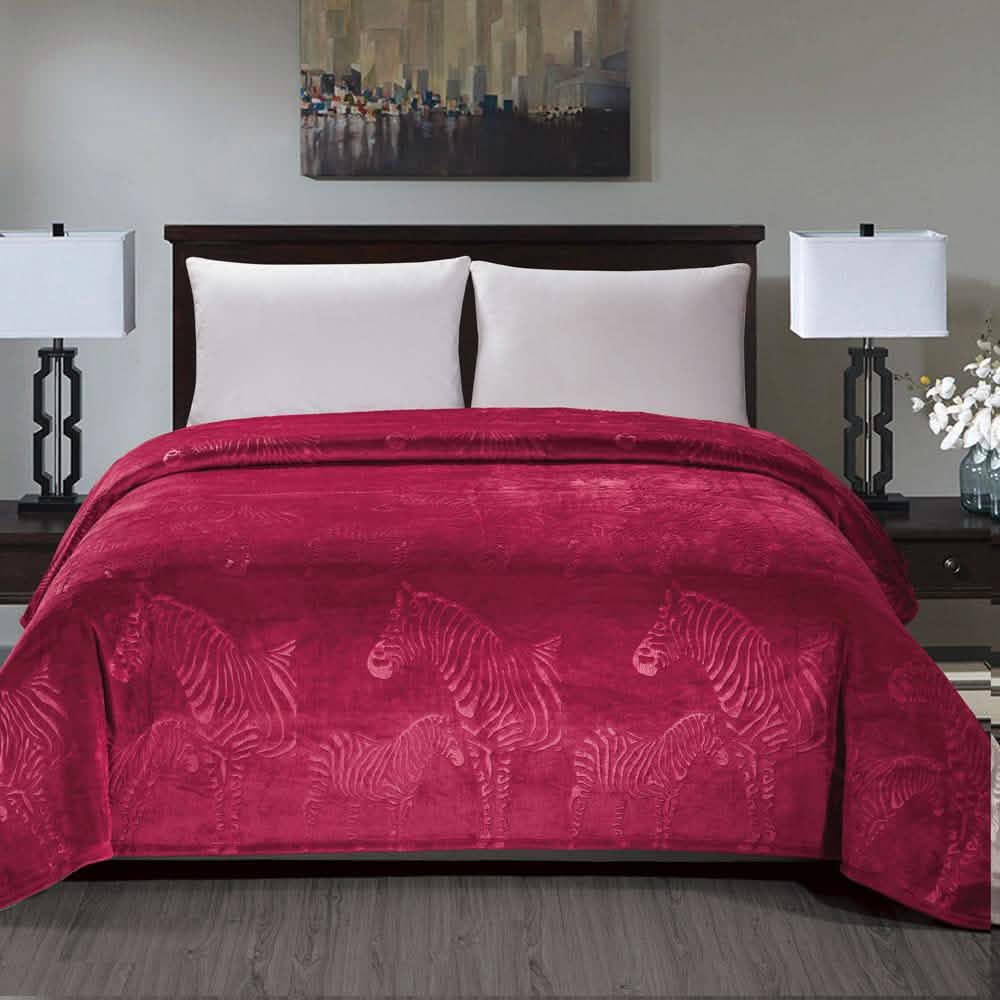 Zebra Designed Premium Flannel Fleece Blanket