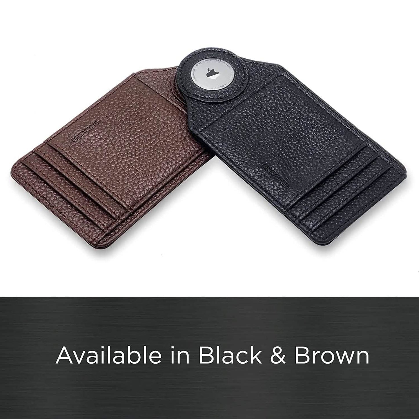 Zero-Bulk Slim AirTag Wallet