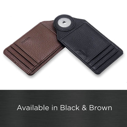 Zero-Bulk Slim AirTag Wallet