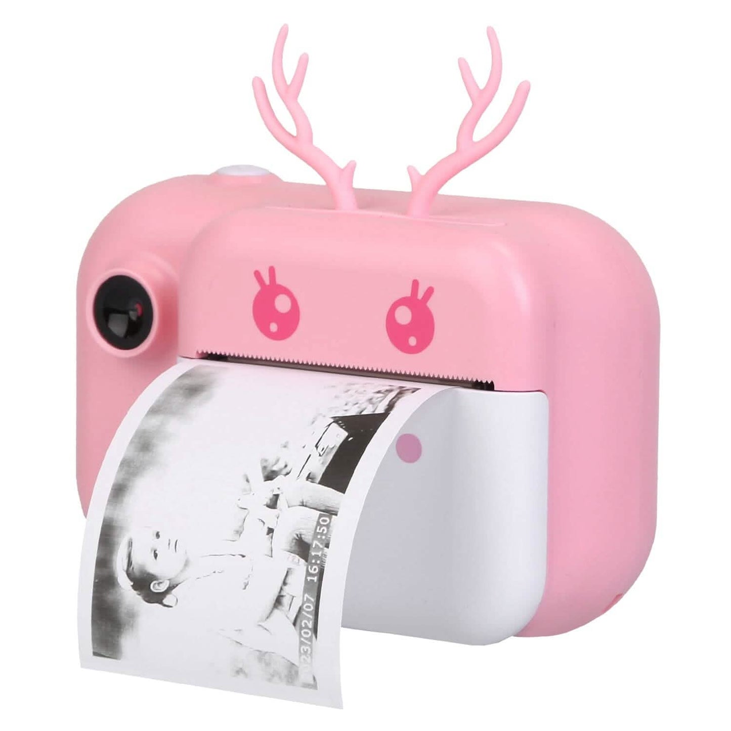 Zero Ink Selfie Camera 1080P HD Video Recorder with Dual Lens 3 Roll Print Papers