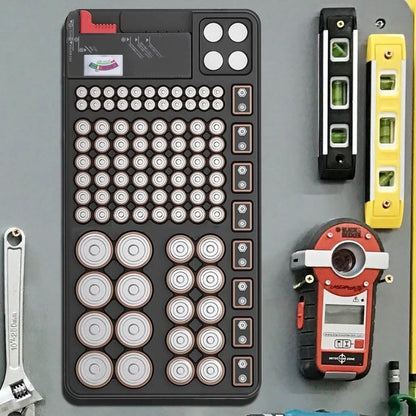 Zerodark Battery Organizer with Detachable Battery Tester