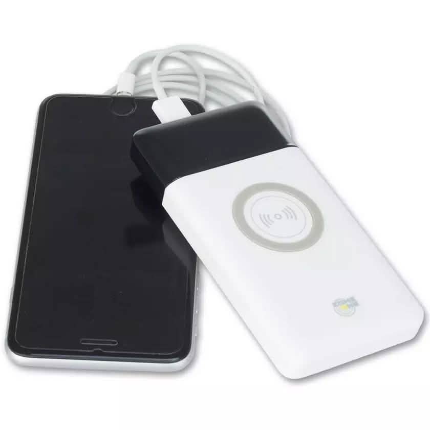 Zone One 15,000mAh LED Dual-USB and Wirless Charging Power Bank