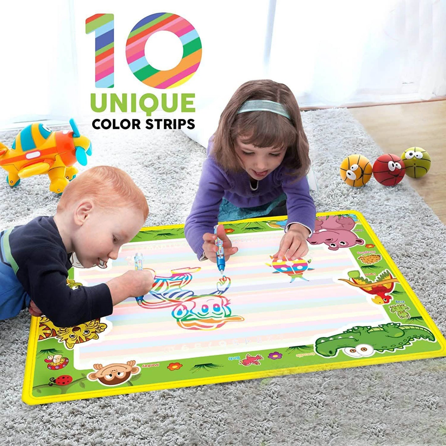 Zutan Large Aqua Doodle Mat Water Drawing Pad