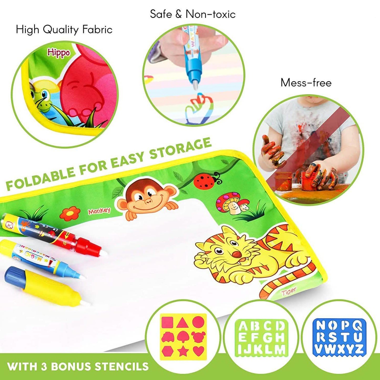 Zutan Large Aqua Doodle Mat Water Drawing Pad
